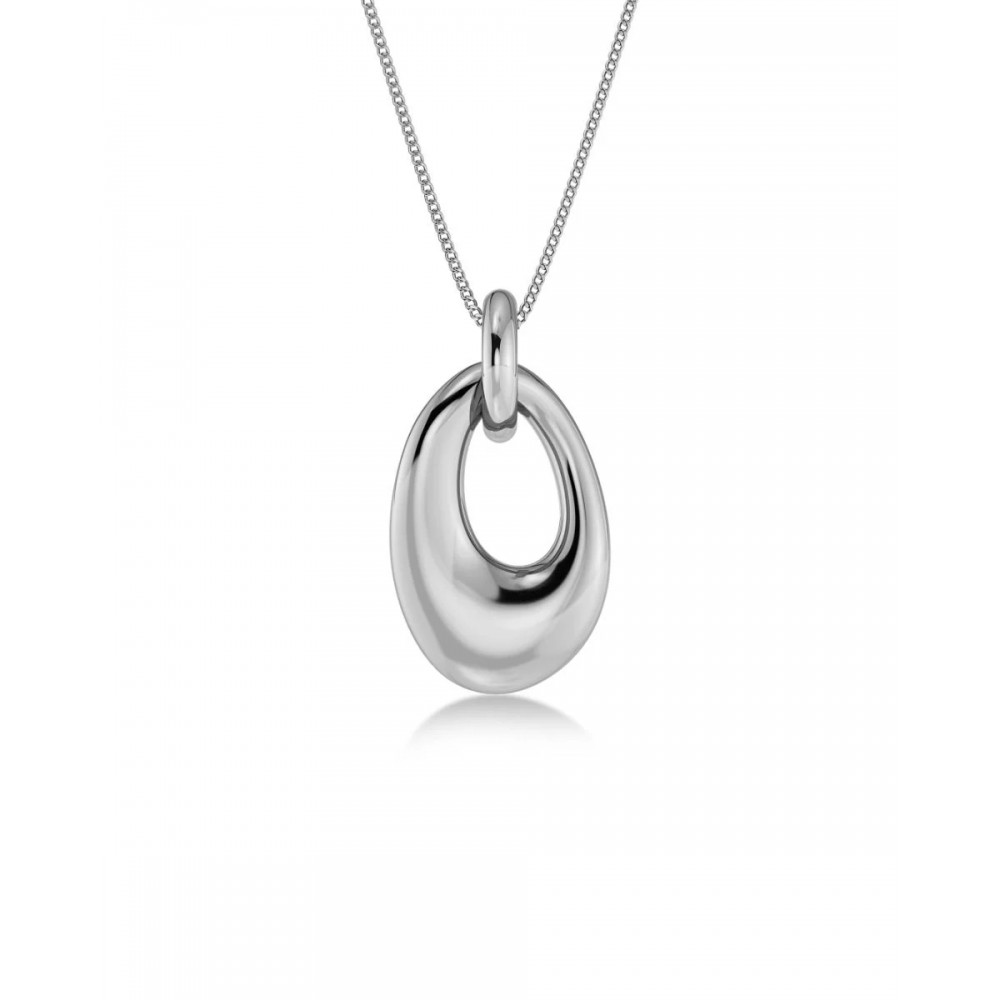 EDBLAD Azura Necklace L Silver Κολιέ Ασημί Ανοξείδωτο Ατσάλι 130376