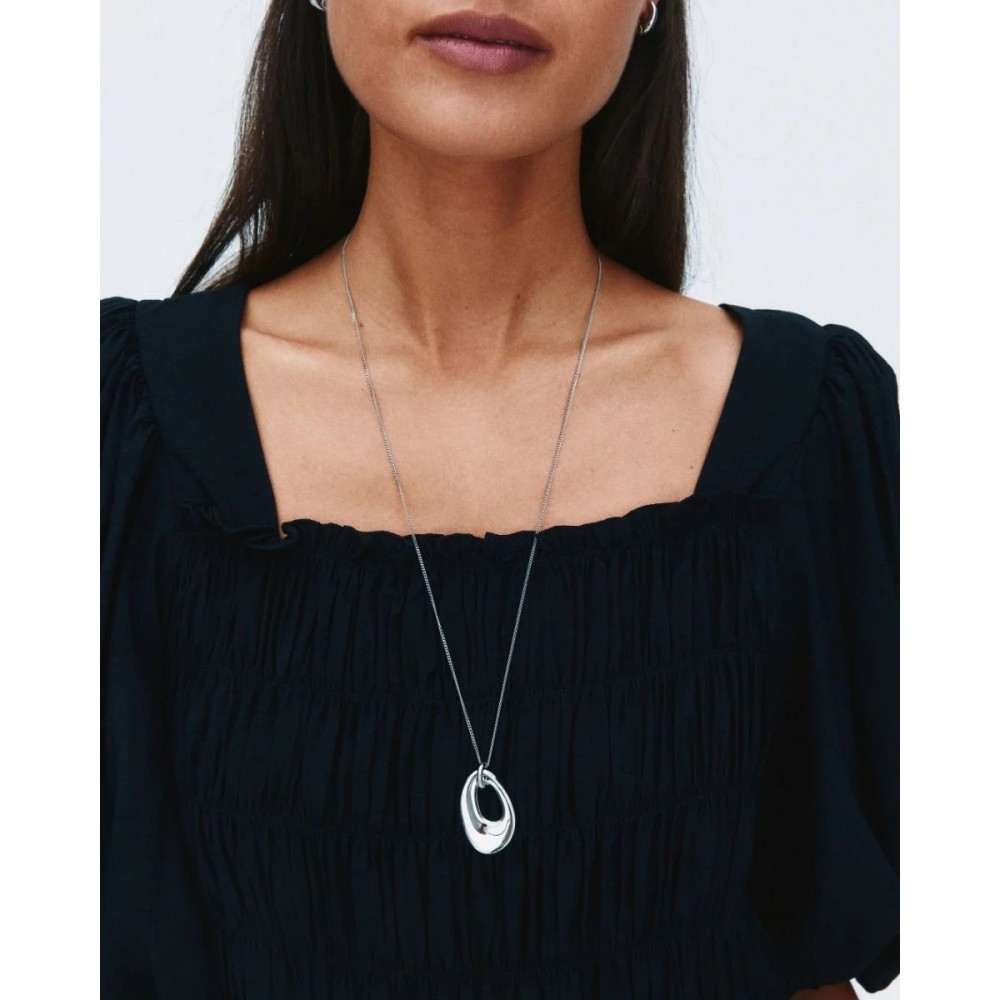 EDBLAD Azura Necklace L Silver Κολιέ Ασημί Ανοξείδωτο Ατσάλι 130376