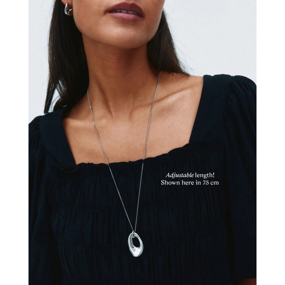 EDBLAD Azura Necklace L Silver Κολιέ Ασημί Ανοξείδωτο Ατσάλι 130376