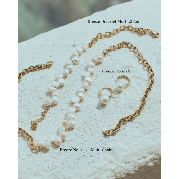 EDBLAD Breeze Bracelet Multi Chain Gold Βραχιόλι Ασημί Ανοξείδωτο Ατσάλι 130393 EDBLAD Breeze Bracelet Multi Chain Gold Βραχιόλι Ασημί Ανοξείδωτο Ατσάλι 130393