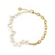 EDBLAD Breeze Bracelet Multi Chain Gold Βραχιόλι Ασημί Ανοξείδωτο Ατσάλι 130393