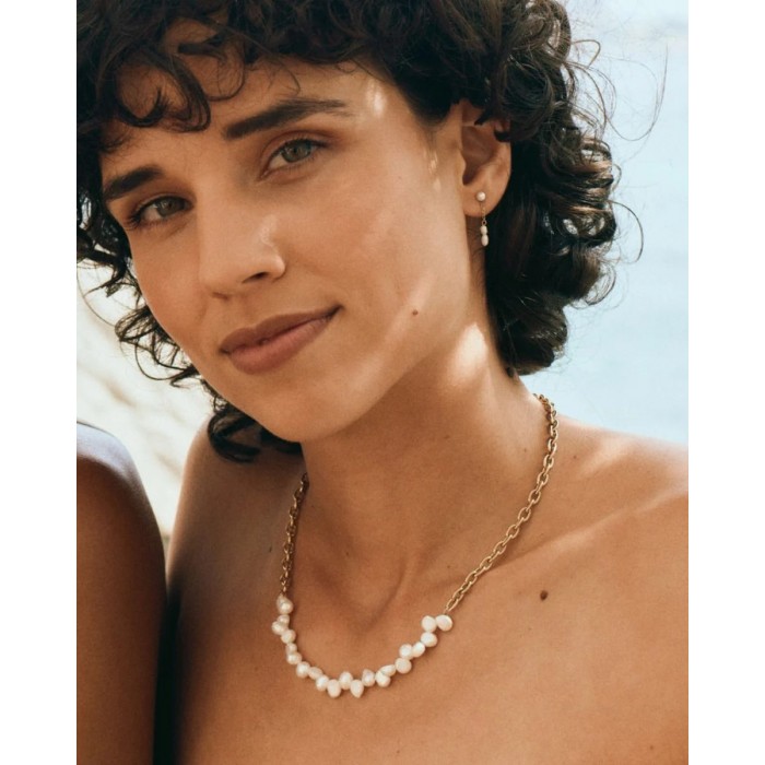 EDBLAD Breeze Necklace Multi Chain Gold Κολιέ Χρυσό Ανοξείδωτο Ατσάλι 130389