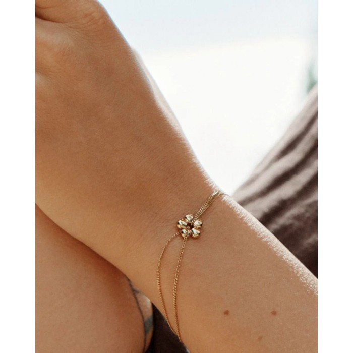 EDBLAD Daisy Bracelet Gold Βραχιόλι Χρυσό Ανοξείδωτο Ατσάλι 130417