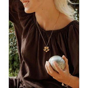 EDBLAD Daisy Necklace L Gold Κολιέ Χρυσό Ανοξείδωτο Ατσάλι 130415