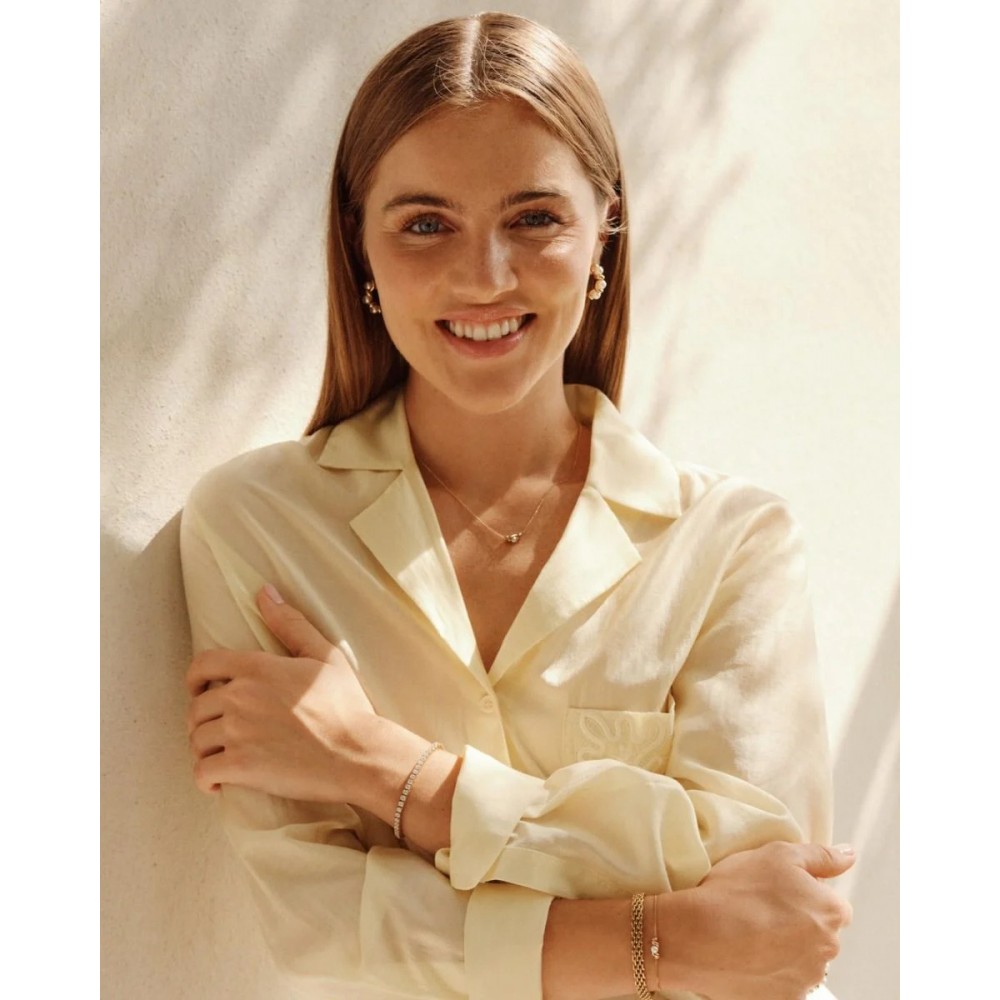 EDBLAD Margot Hoops L Gold Σκουλαρίκια Κρίκοι Χρυσό Ανοξείδωτο Ατσάλι 130423