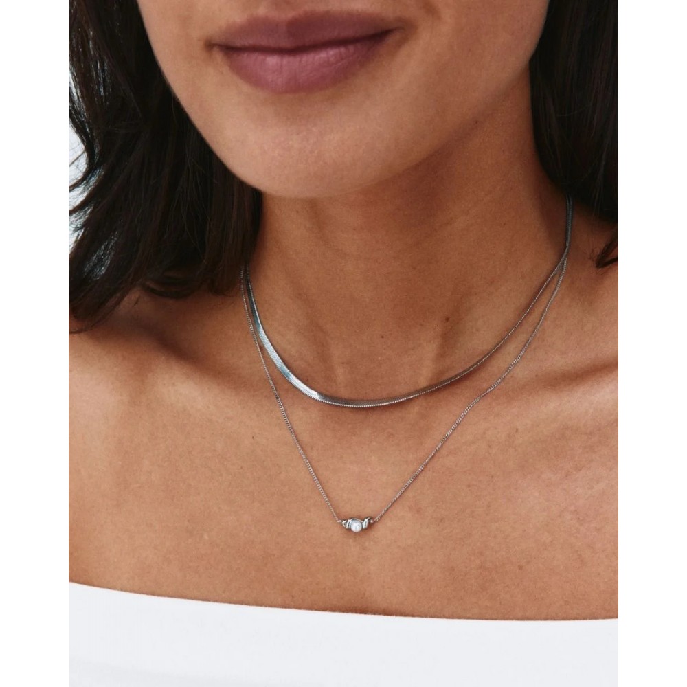 EDBLAD Margot Necklace Silver Κολιέ Ασημί Ανοξείδωτο Ατσάλι 130426