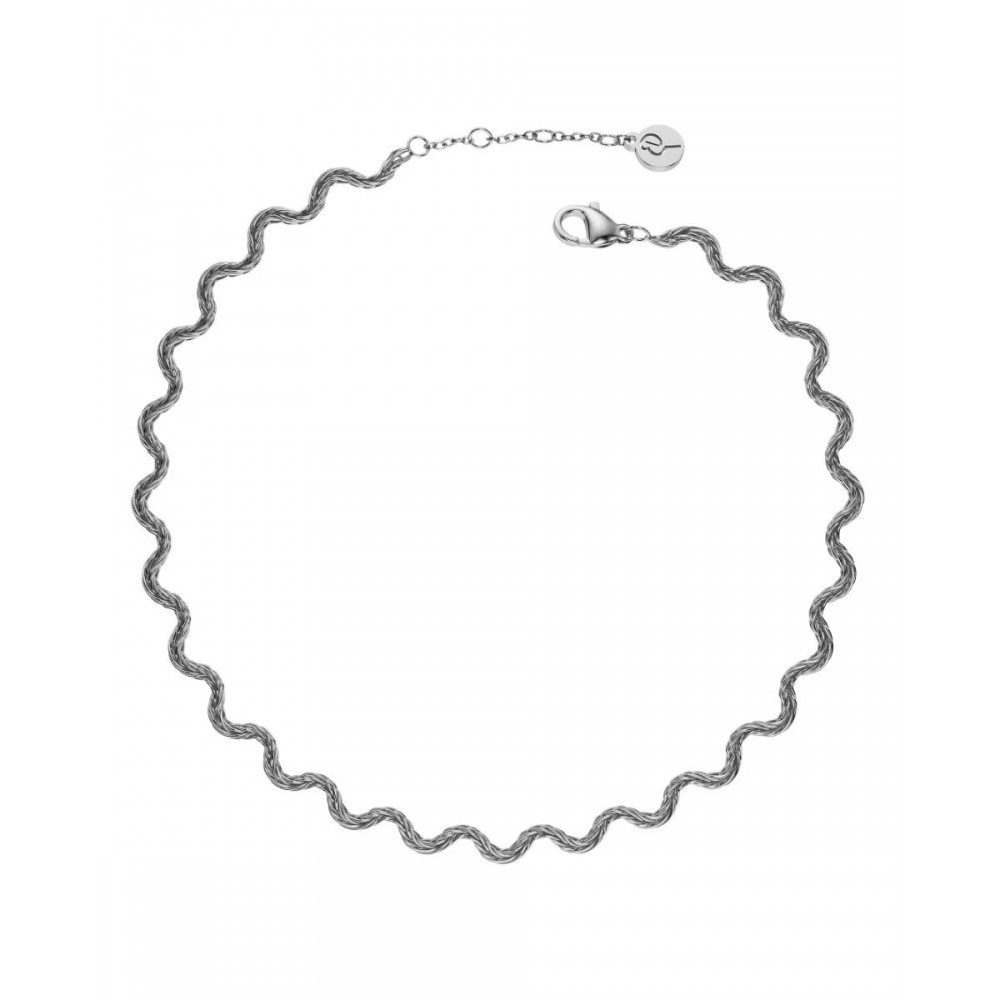 EDBLAD Mini Spiral Anklet Silver Βραχιόλι Ποδιού Ασημί Ανοξείδωτο ατσάλι 130436