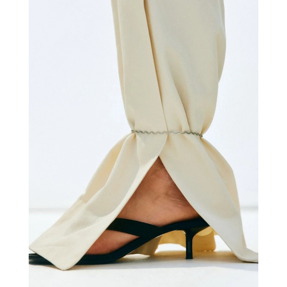 EDBLAD Mini Spiral Anklet Silver Βραχιόλι Ποδιού Ασημί Ανοξείδωτο ατσάλι 130436