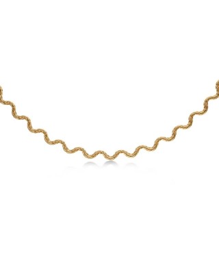 EDBLAD Mini Spiral Necklace Gold Κολιέ Χρυσό Ανοξείδωτο Ατσάλι 130431