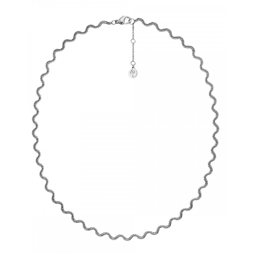 EDBLAD Mini Spiral Necklace Silver Κολιέ Ασημί Ανοξείδωτο Ατσάλι 130432