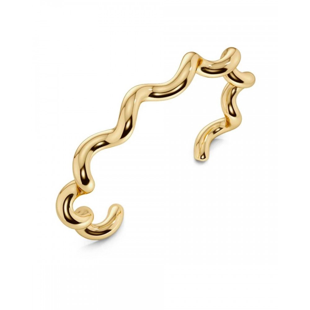 EDBLAD Spiral Bangle Gold Βραχιόλι Χρυσό Ανοξείδωτο Ατσάλι 130461