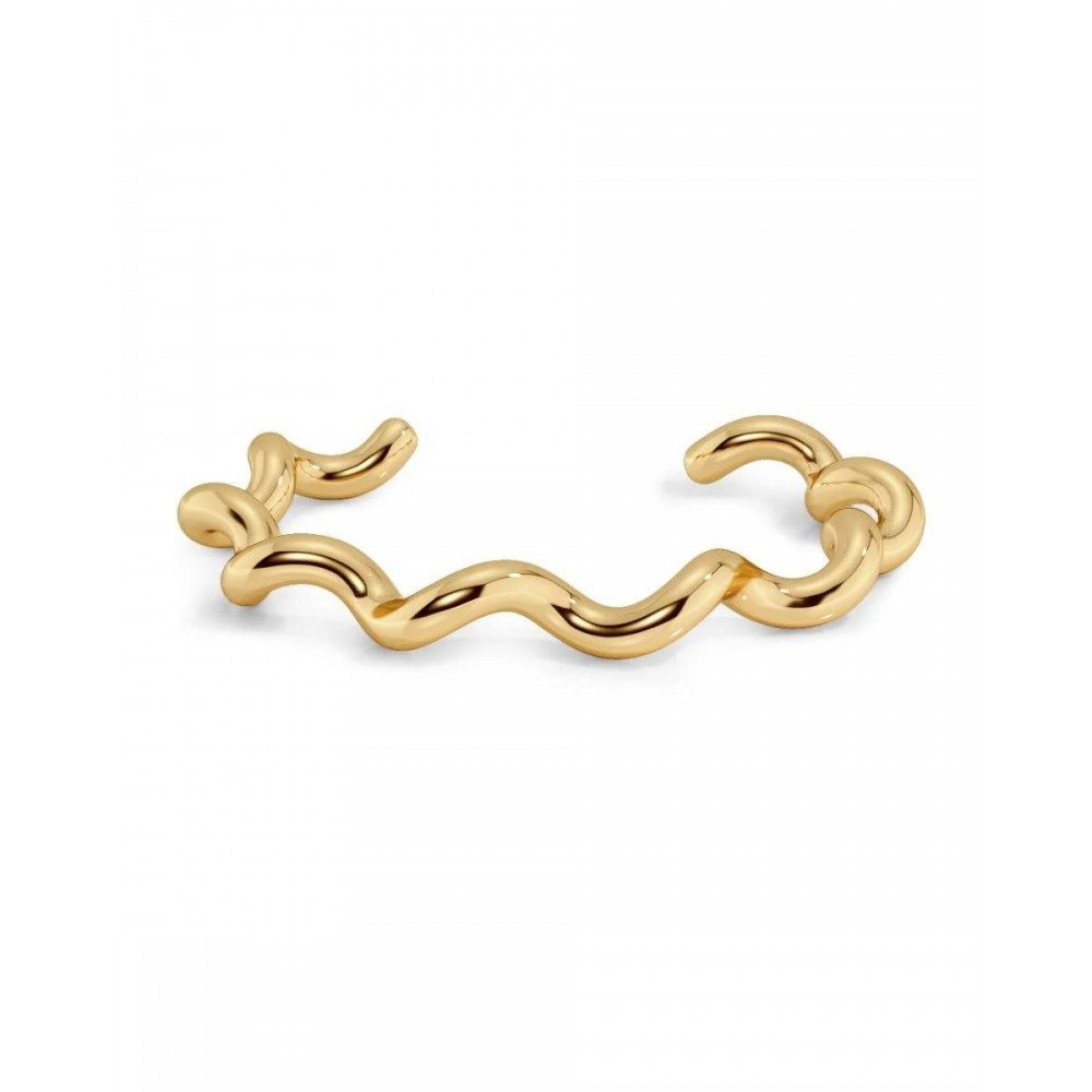 EDBLAD Spiral Bangle Gold Βραχιόλι Χρυσό Ανοξείδωτο Ατσάλι 130461