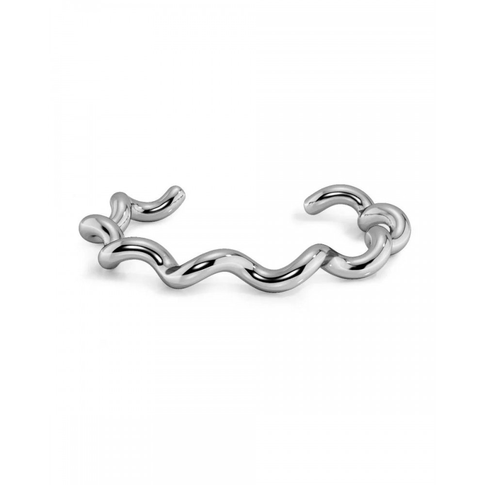 EDBLAD Spiral Bangle Silver Βραχιόλι Ασημί Ανοξείδωτο Ατσάλι 130462