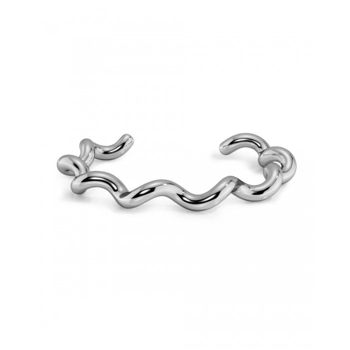 EDBLAD Spiral Bangle Silver Βραχιόλι Ασημί Ανοξείδωτο Ατσάλι 130462