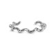EDBLAD Spiral Bangle Silver Βραχιόλι Ασημί Ανοξείδωτο Ατσάλι 130462
