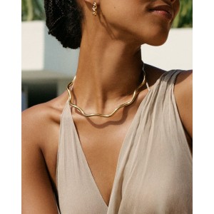 EDBLAD Spiral Collier Gold Κολιέ Χρυσό Ανοξείδωτο Ατσάλι 130457