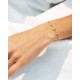 EDBLAD Teeny Bracelet Gold Βραχιόλι Χρυσό Ανοξείδωτο Ατσάλι 130473