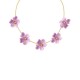 EDBLAD Wildflower Necklace Gold/Pink Κολιέ Χρυσό Ανοξείδωτο Ατσάλι 130483