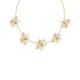 EDBLAD Wildflower Necklace Gold/White Κολιέ Χρυσό Ανοξείδωτο Ατσάλι 130484