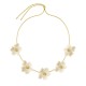 EDBLAD Wildflower Necklace Gold/White Κολιέ Χρυσό Ανοξείδωτο Ατσάλι 130484