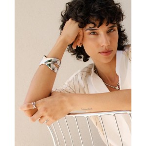 EDBLAD Alexa Bangle Steel Βραχιόλι Ασημί Ανοξείδωτο Ατσάλι 130224