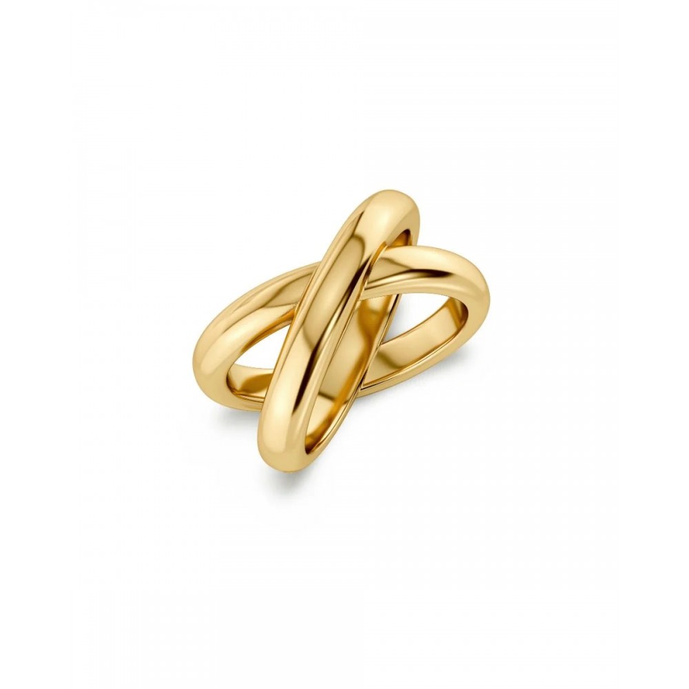 EDBLAD Alexa Ring L Gold Δαχτυλίδι Xρυσό Ανοξείδωτο Ατσάλι 130227