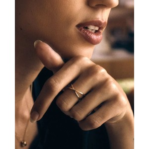 EDBLAD Alexa Ring Μ Gold Δαχτυλίδι Xρυσό Ανοξείδωτο Ατσάλι 130225