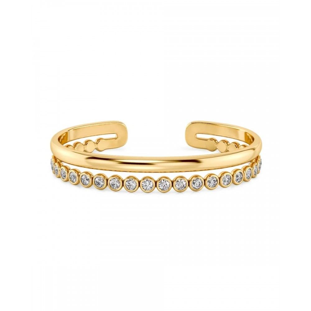 EDBLAD Grace Bangle Gold Βραχιόλι Χρυσό Ανοξείδωτο Ατσάλι 130259