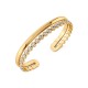 EDBLAD Grace Bangle Gold Βραχιόλι Χρυσό Ανοξείδωτο Ατσάλι 130259