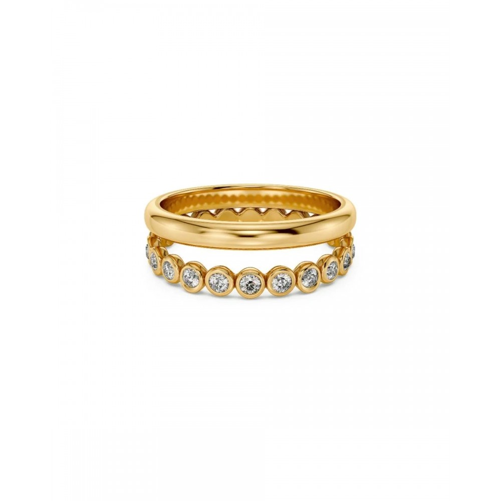 EDBLAD Grace Ring Gold Δαχτυλίδι Xρυσό Ανοξείδωτο Ατσάλι 130261