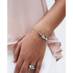 EDBLAD Leora Bracelet Steel Βραχιόλι Ασημί Ανοξείδωτο Ατσάλι 130276