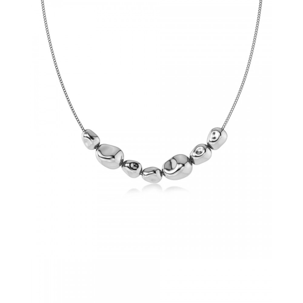 EDBLAD Leora Necklace Multi S Steel Κολιέ Ασημί Ανοξείδωτο Ατσάλι 130272