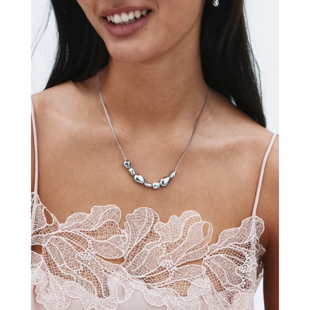 EDBLAD Leora Necklace Multi S Steel Κολιέ Ασημί Ανοξείδωτο Ατσάλι 130272