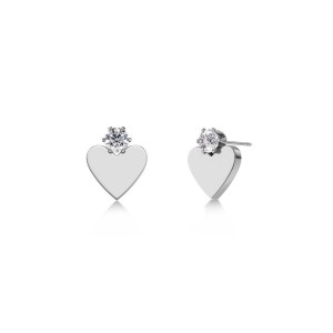 EDBLAD Love Spark Studs Steel Σκουλαρίκια Ασημί Ανοξείδωτο Ατσάλι 130278