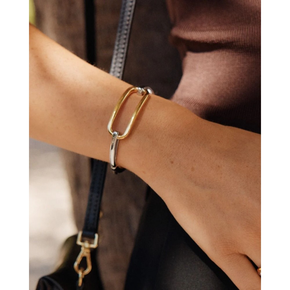 EDBLAD Medley Bangle Mixed Βραχιόλι Δίχρωμο Ανοξείδωτο Ατσάλι 130300