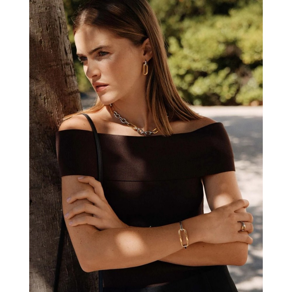 EDBLAD Medley Bangle Mixed Βραχιόλι Δίχρωμο Ανοξείδωτο Ατσάλι 130300