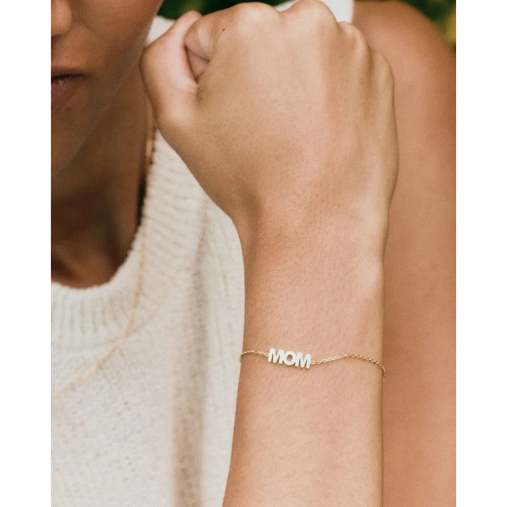 EDBLAD Mom Bracelet Gold Βραχιόλι Ασημί Ανοξείδωτο Ατσάλι 130306