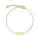 EDBLAD Mom Bracelet Gold Βραχιόλι Ασημί Ανοξείδωτο Ατσάλι 130306