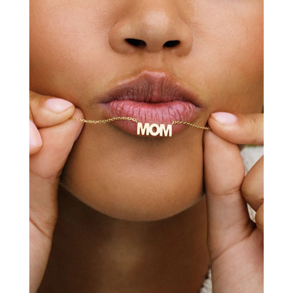 EDBLAD Mom Necklace Gold Κολιέ Χρυσό Ανοξείδωτο Ατσάλι 130302