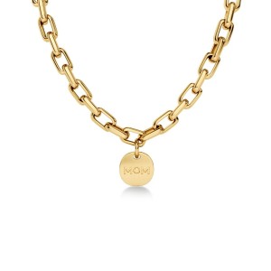 EDBLAD Mom Necklace Maxi Gold Κολιέ Χρυσό Ανοξείδωτο Ατσάλι 130304