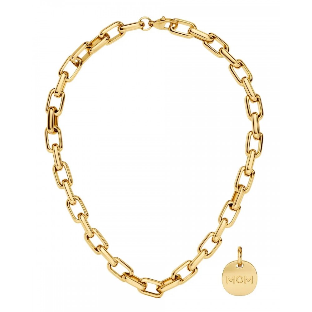 EDBLAD Mom Necklace Maxi Gold Κολιέ Χρυσό Ανοξείδωτο Ατσάλι 130304