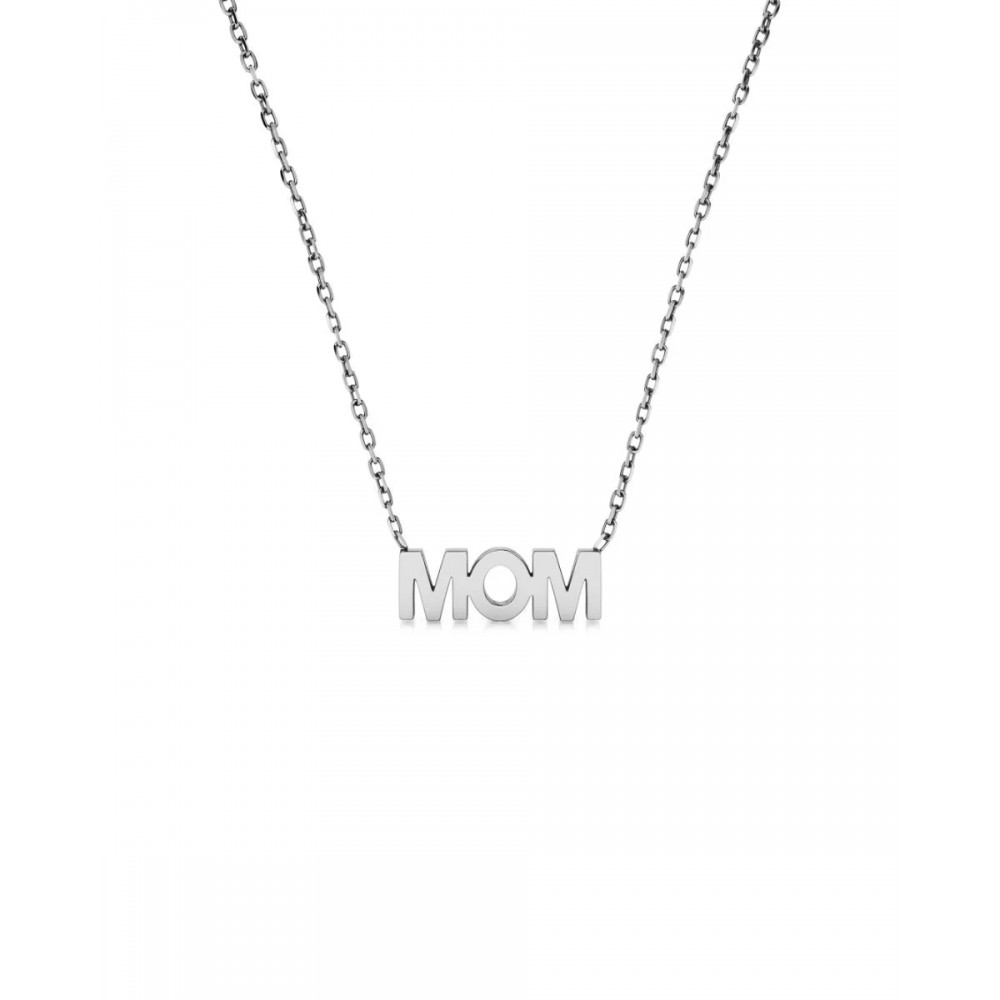 EDBLAD Mom Necklace Steel Κολιέ Ασημί Ανοξείδωτο Ατσάλι 130303