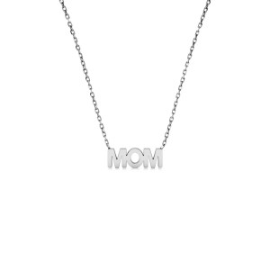 EDBLAD Mom Necklace Steel Κολιέ Ασημί Ανοξείδωτο Ατσάλι 130303