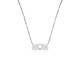 EDBLAD Mom Necklace Steel Κολιέ Ασημί Ανοξείδωτο Ατσάλι 130303