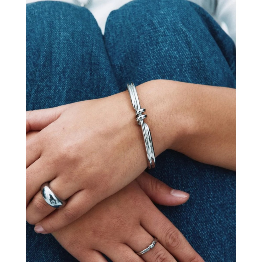 EDBLAD Swivel Bangle Steel Βραχιόλι Ασημί Ανοξείδωτο Ατσάλι 130341