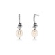 EDBLAD Swivel Earrings Pearl S Steel Σκουλαρίκια Ασημί Ανοξείδωτο Ατσάλι 130333