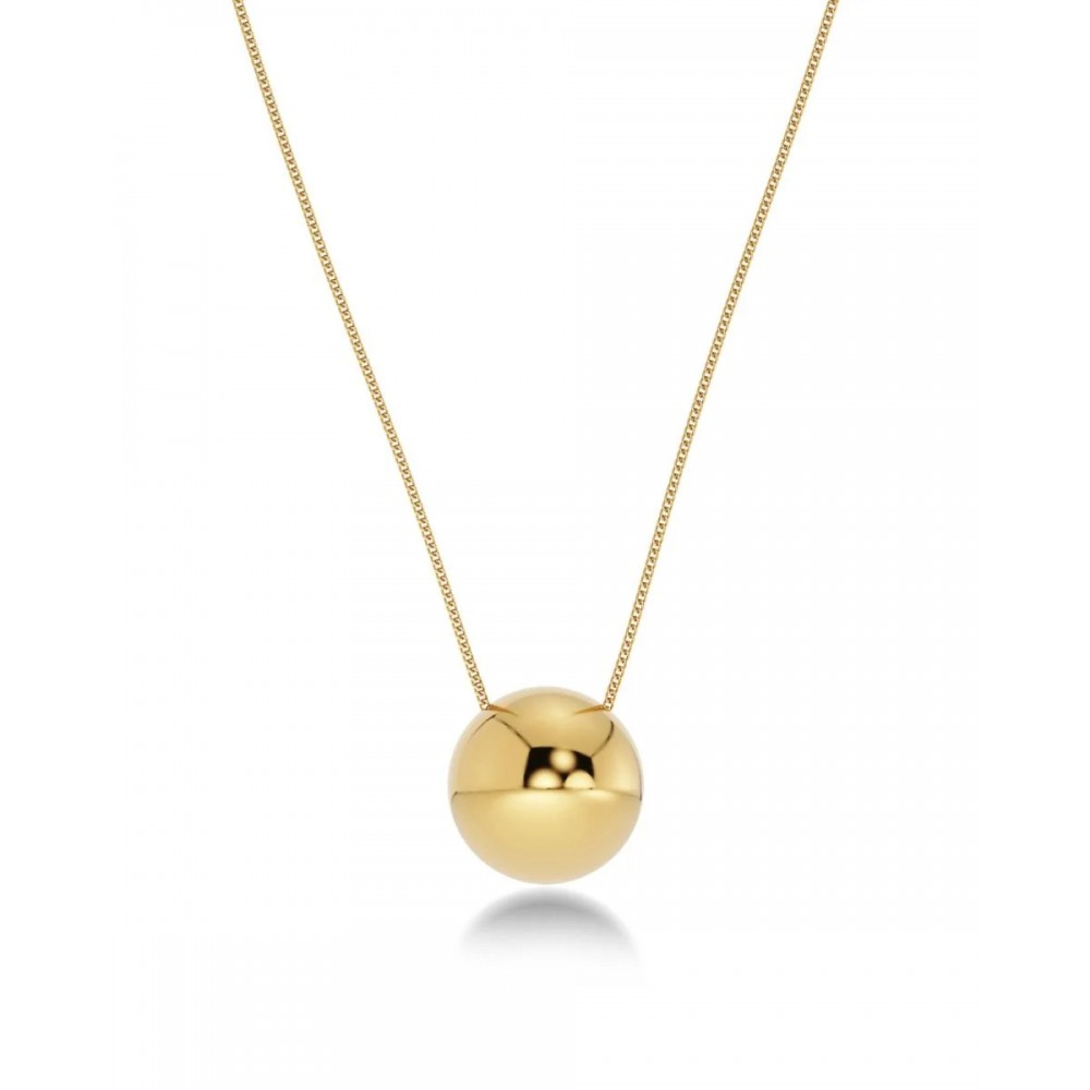 EDBLAD Bead Necklace Gold Χρυσό Κολιέ Μακρύ Ανοξείδωτο Ατσάλι 127516