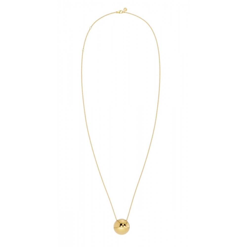 EDBLAD Bead Necklace Gold Χρυσό Κολιέ Μακρύ Ανοξείδωτο Ατσάλι 127516