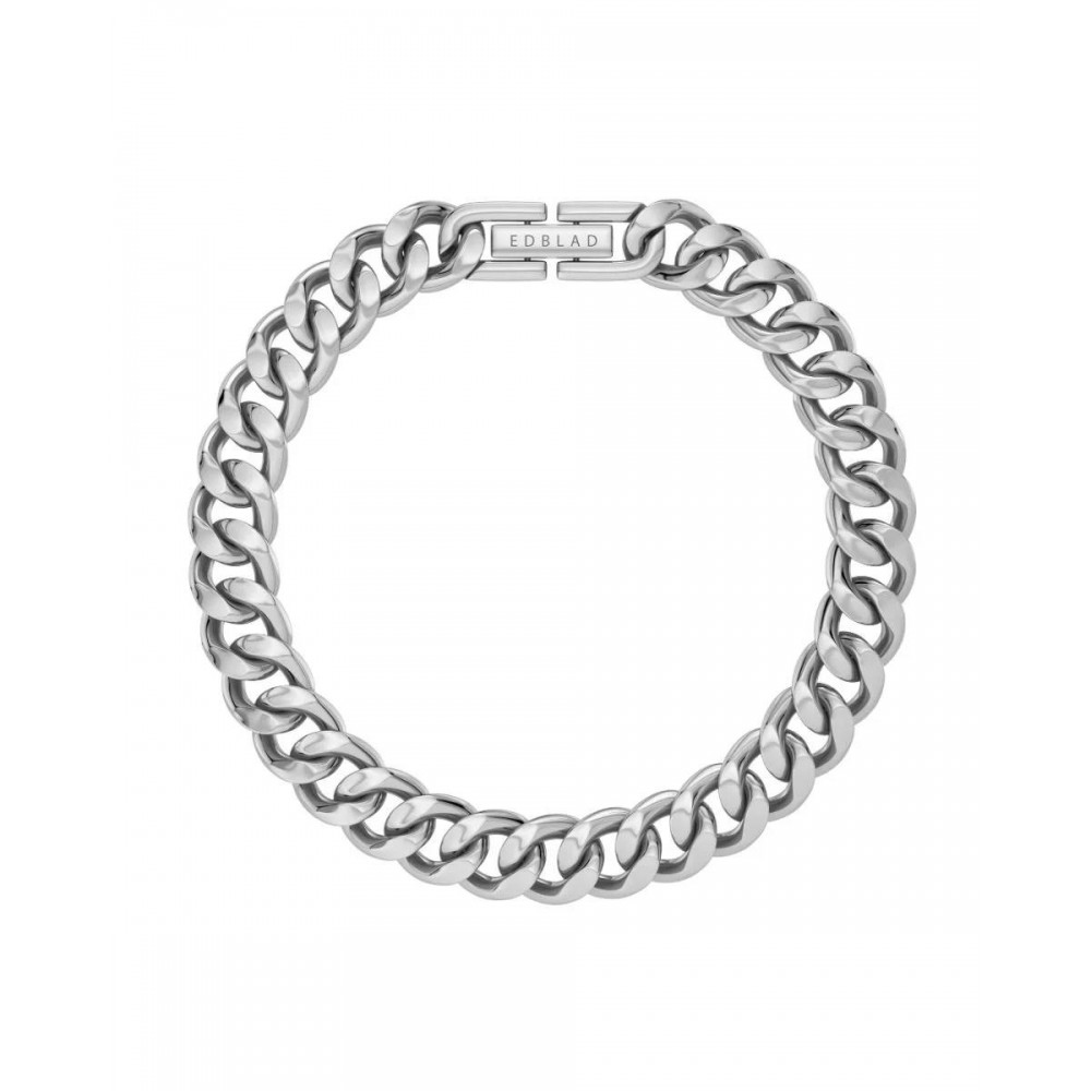 EDBLAD Curb Chain Gold Βραχιόλι Aσημί Ανοξείδωτο Ατσάλι 127403