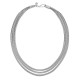 EDBLAD Herringbone Triple Silver Τριπλό Κολιέ Ασημί Ανοξείδωτο Ατσάλι 127430
